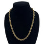 Vintage Women's Gold Tone Double Chain Necklace Sz 24in