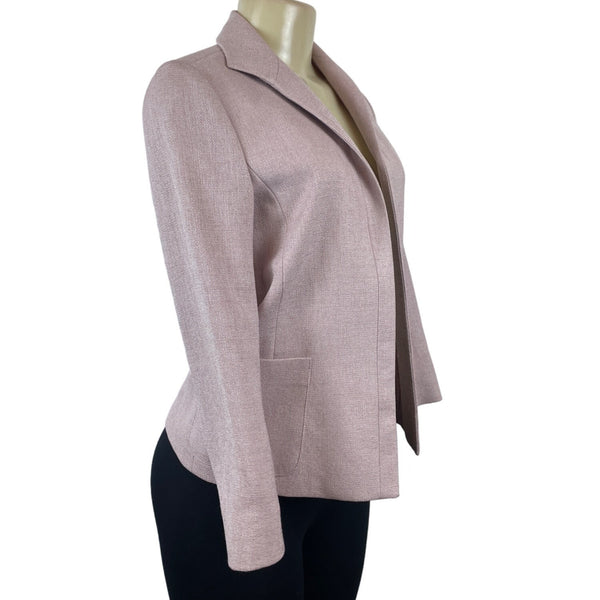 New Basic Designs Light Pink Single-Button Front Closure Blazer Sz 66 (US 16)