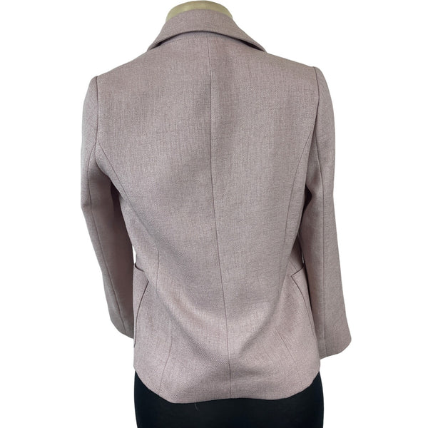 New Basic Designs Light Pink Single-Button Front Closure Blazer Sz 66 (US 16)