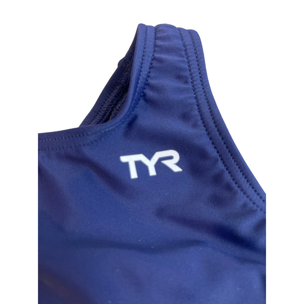 TYR Womens Navy Maxfit Swimsuit Size 22 Chlorine Resistant UPF 50+ Recycled Material