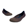 Rothys Women's Purple Sparkling Copper Flat Flax Sz W8.5