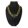 Gold Tone two strand Circle Necklace - 20in