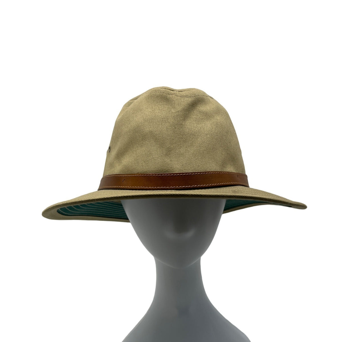 Vintage Country Gentleman Men's Tan Khaki Safari Hat Sz L