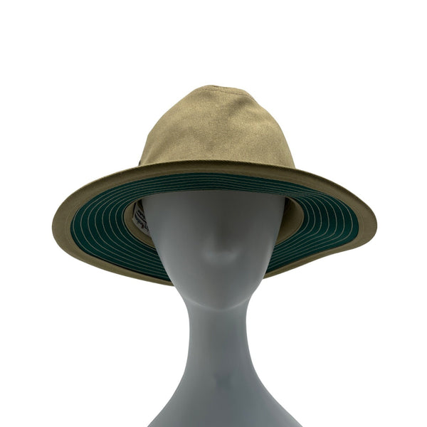 Vintage Country Gentleman Men's Tan Khaki Safari Hat Sz L