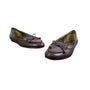 Brooks Brothers Womens Wine Red Leather Flats Size 10