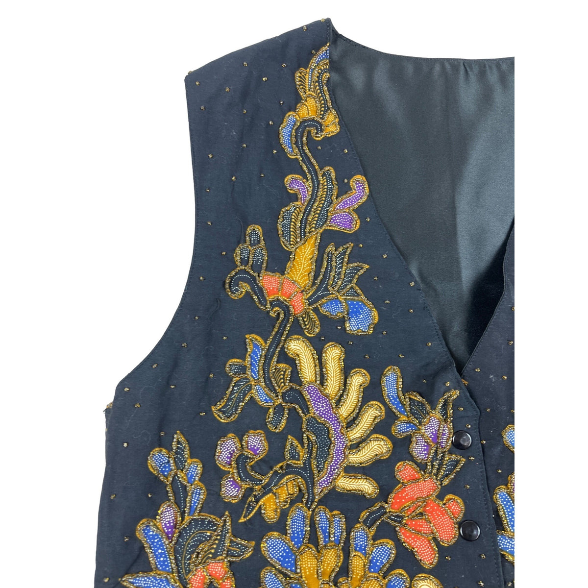 Arise Unisex Multicolor Floral Vest Sz L