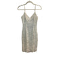 Guess Womens White Floral Lace Bodycon Dress With Spaghetti Straps - Sz 0