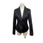 Twenty One Womens Black Fitted Classic Blazer With Buttons Sz S/P - New