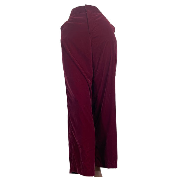 NWT GAP Straight Front Zipper Trendy Burgundy Size 10 Petite Women's Pants