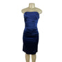 Nicole Hiller Collection Strapless Navy Blue Cocktail Dress Size 4