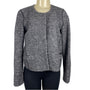 Loft Womens Gray Textured KnitLong Sleeve Jacket Size 2