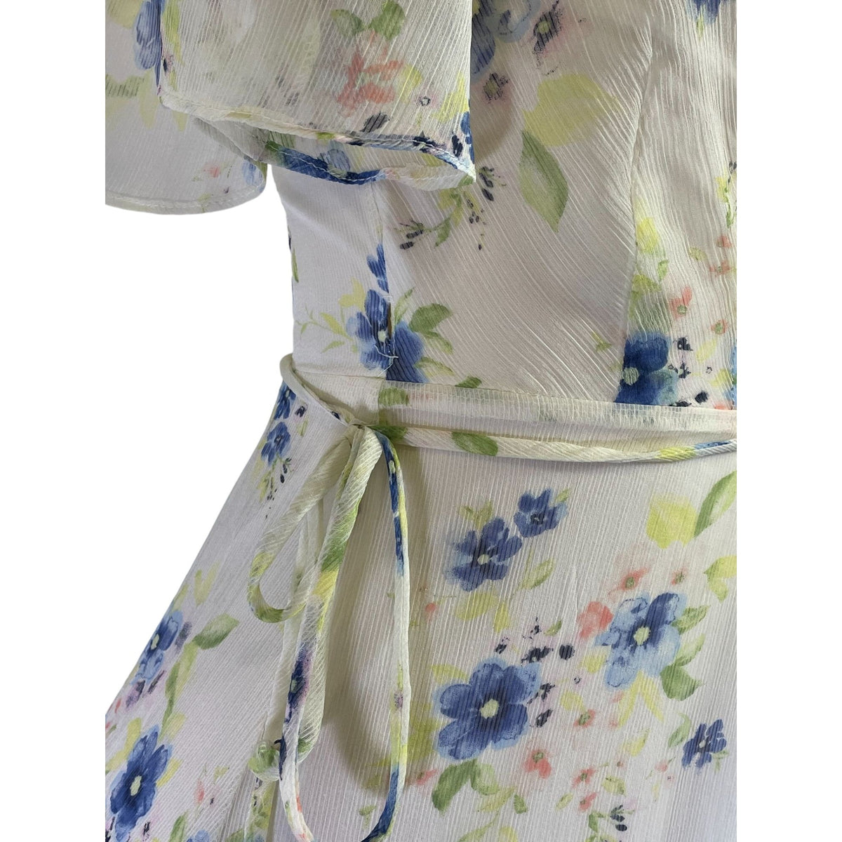 NWT Altar'd State Women's Casual Light Green V Neck Floral Wrap Dress Size XS