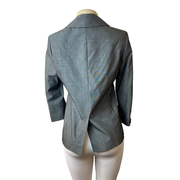 Gerard Darel Women's Grey Double Breasted Blazer Sz 36 (US 6) - NWT