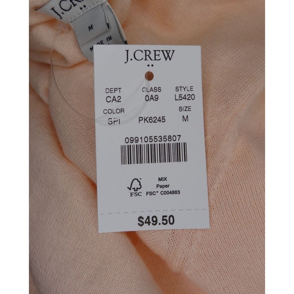 NWT J Crew Pink Shirt for Women Size M