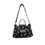 Vera Bradley  Floral Quilted Shoulder Strap & Handles Weekender Satchel Bag Sz L