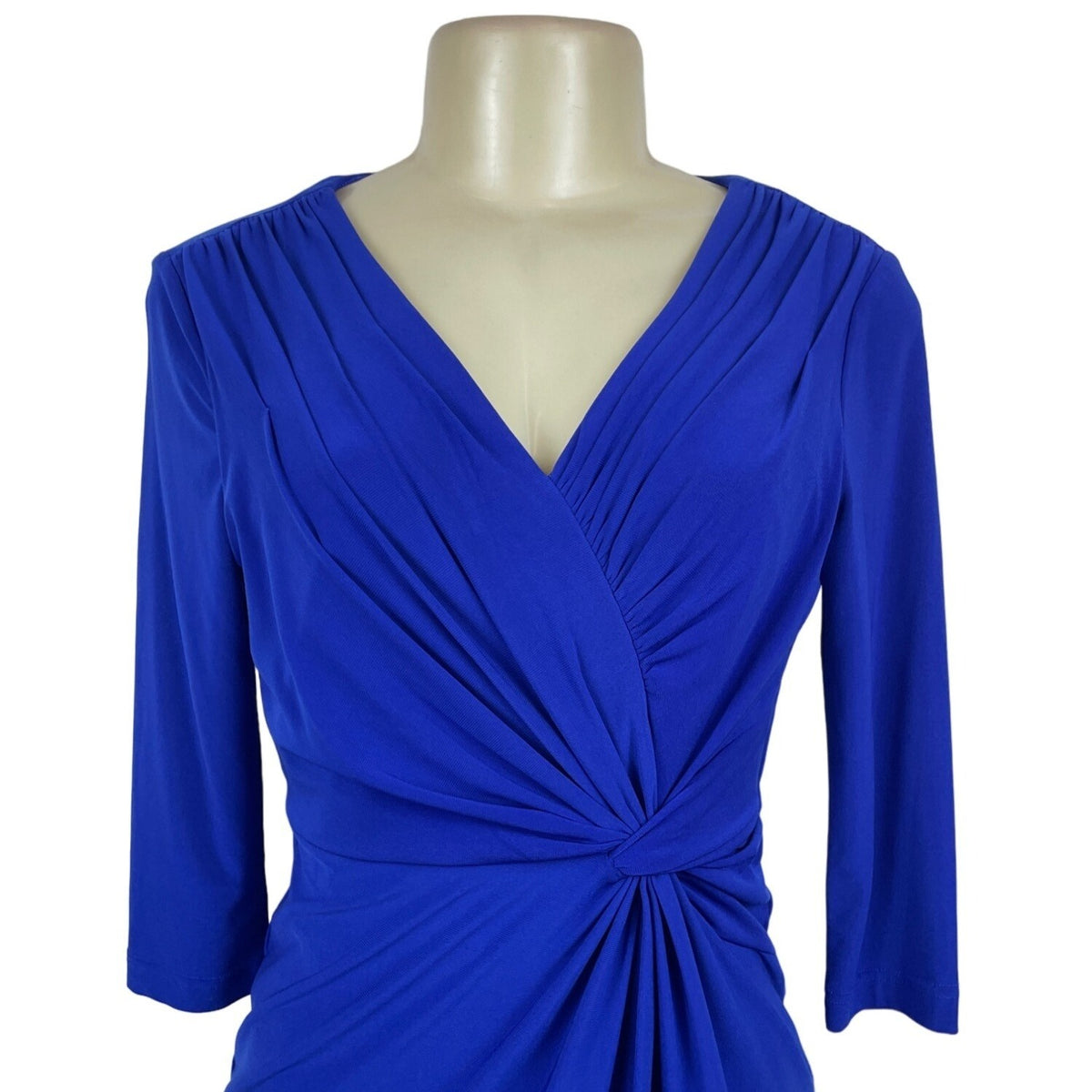 Adrianna Papell Women's Blue Dress Sz 8P (EUR 40)