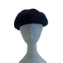 Vintage Unisex Super Basque Noir Made in France Beret One Size