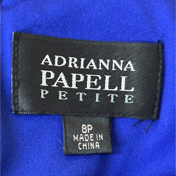 Adrianna Papell Women's Blue Dress Sz 8P (EUR 40)