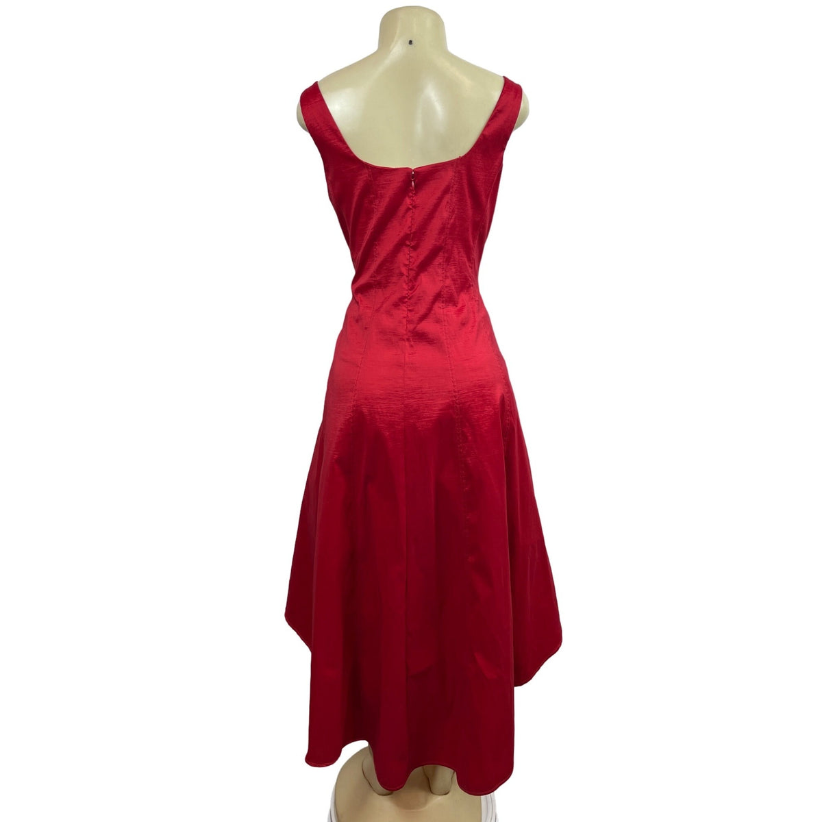 Nicole Hiller New York Women's Red High-low D Snack Dress Sz 10 (EU 44) - NWT