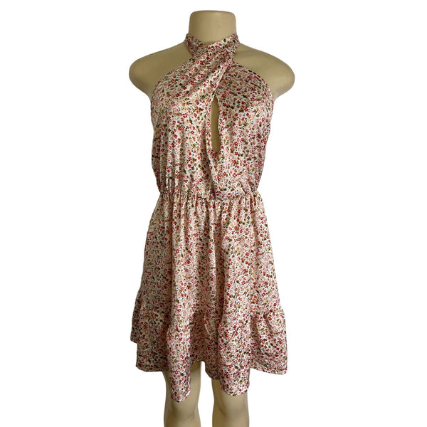 NWT Jenna Girl Classy Multicolor Floral Fit & Flare Dress Size Small