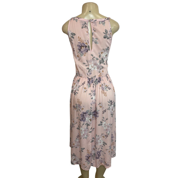 Torrid Women's Pink Floral Print Sleeveless Maxi Dress Sz 3