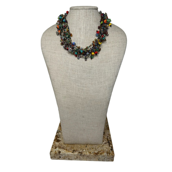 Handmade Bead Necklace - 20in