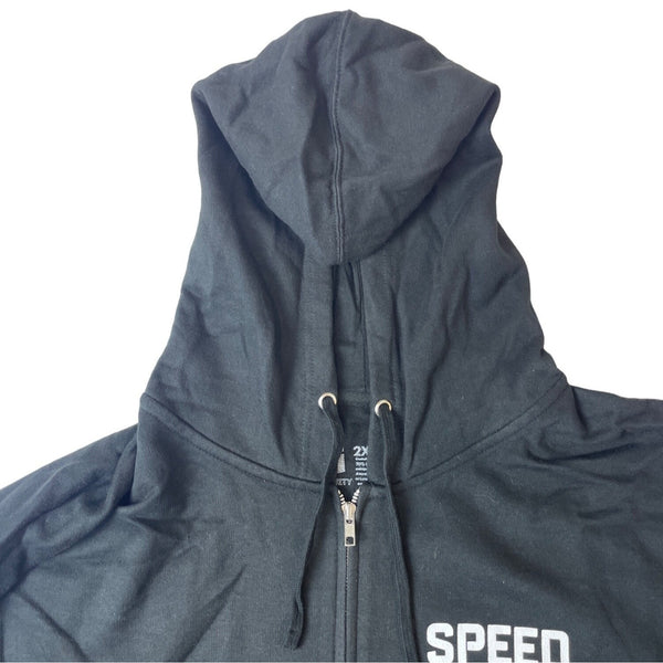 Speed Society Men's Black Zip Up Hoodie Sz XXL