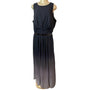 City Chic Smoke Black Statement Ombre Sleeveless Women's Maxi Dress Sz L - New