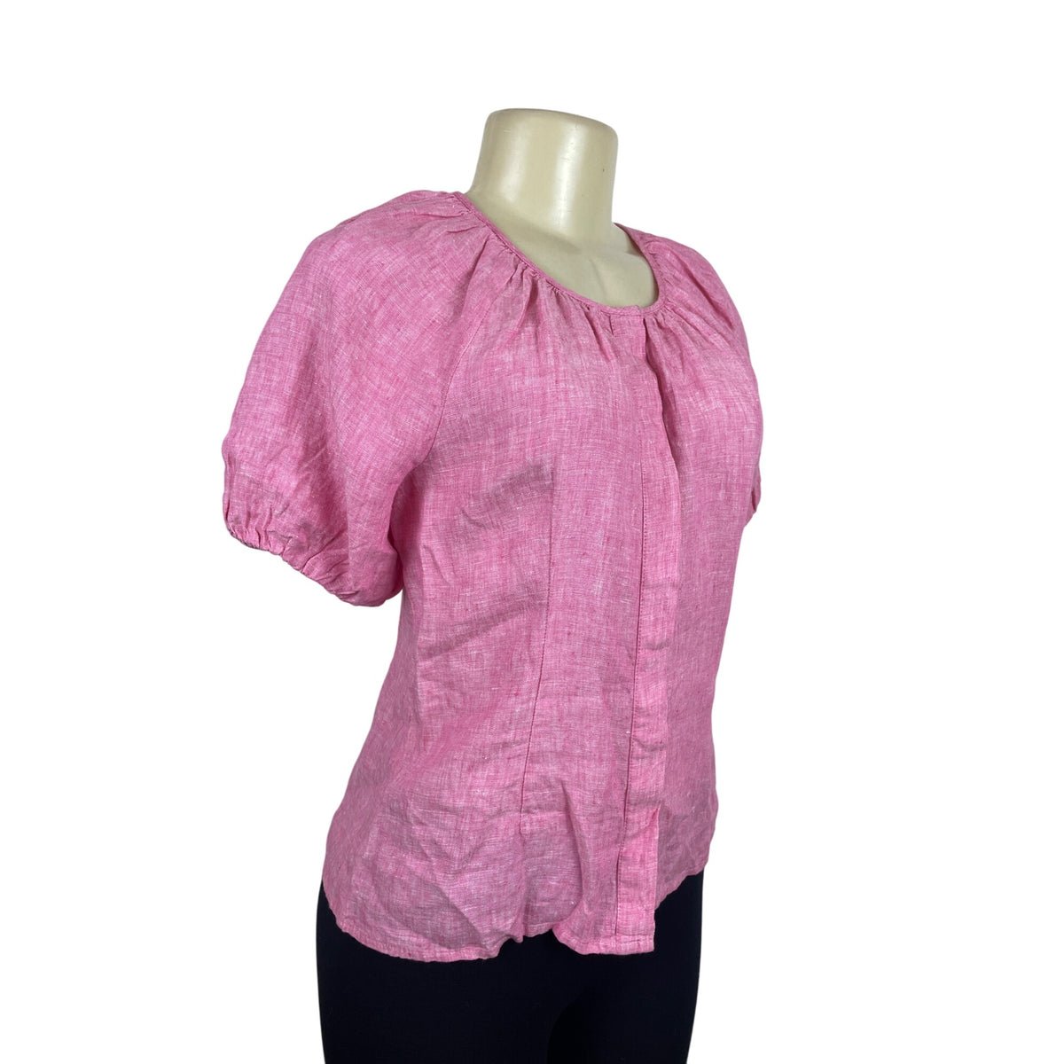 J. Crew Womens Pink Button-Front Blouse With Back Tie Closure Sz 4 - New