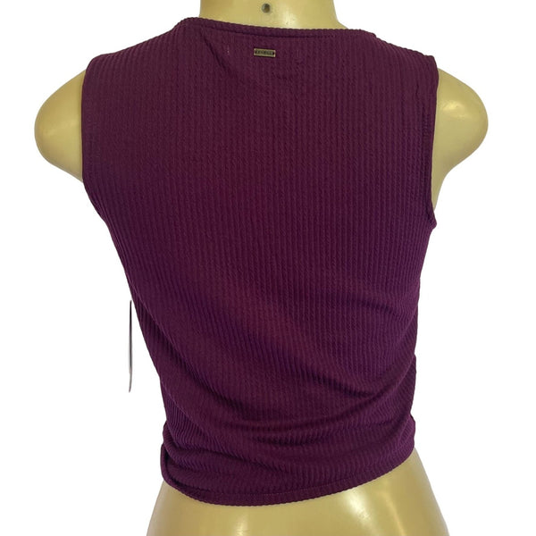 NWT Oneill Sleeveless Causal Boho Size Small Color Dark Purple Women's Top Tank