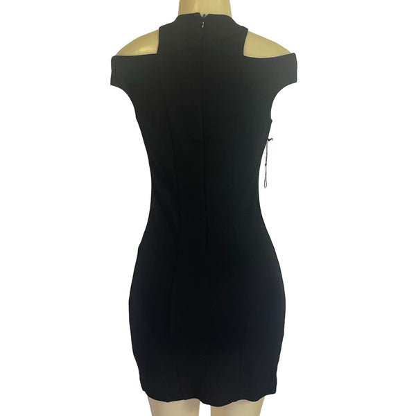 NWT ALi&Jay Bodycon Back Zipper Girly Glam Black Size Medium Women's Dress