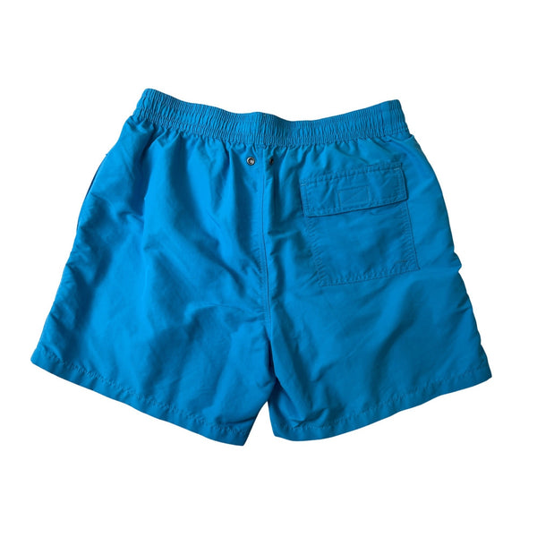 Polo Ralph Lauren Mens Blue Swim Trunks L Polyester Elastic Waistband Size L