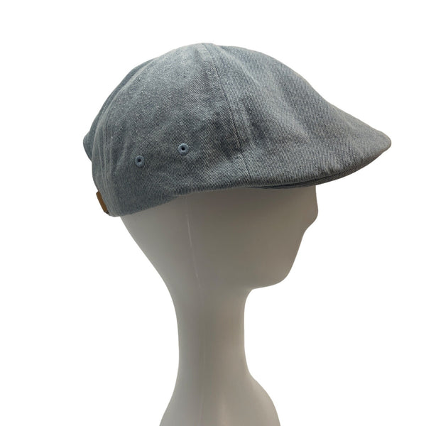 San Diego Hat Co. Blue Denim Ivy Cap With Adjustable Strap & Ventilation Sz L/XL