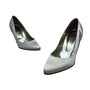 Garolini Women’s Ivory Satin & Suede Rhinestone High Heel Pumps Size 6M