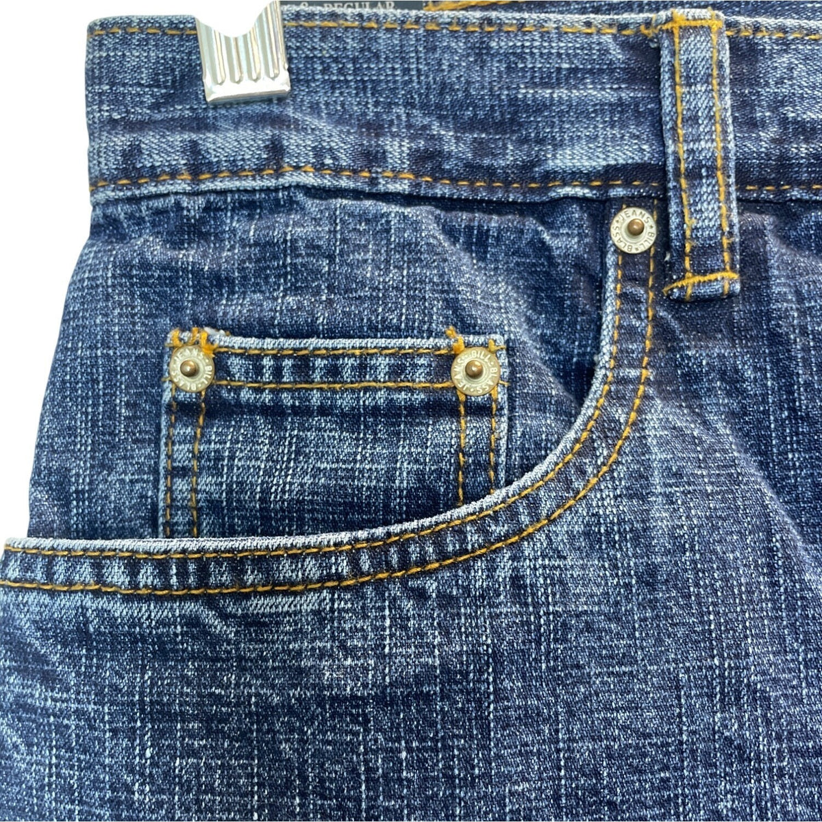 Vtg 90s Women's Bill Blass Easy Fit Jeans Denim Blue Straight Leg High Rise Sz 8