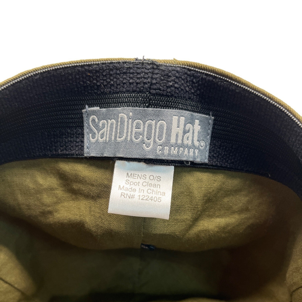 San Diego Hat Company Men's Olive Newsboy Cap Sz S