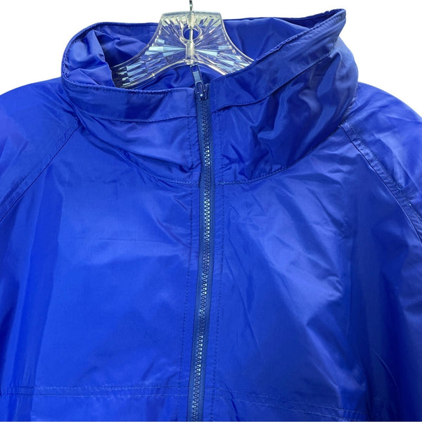 Dickies Blue Windbreaker Raincoat With Hood & Elastic Cuffs Sz 2X- Large- New