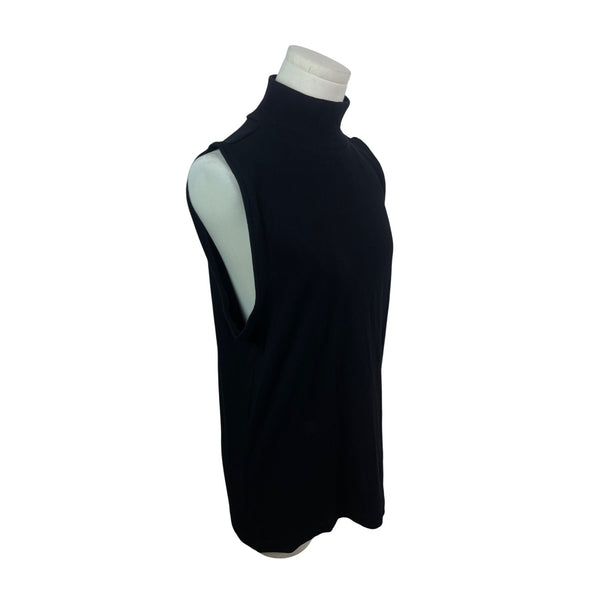 Sleeveless Black Turtleneck Top By Loft Size XL- New