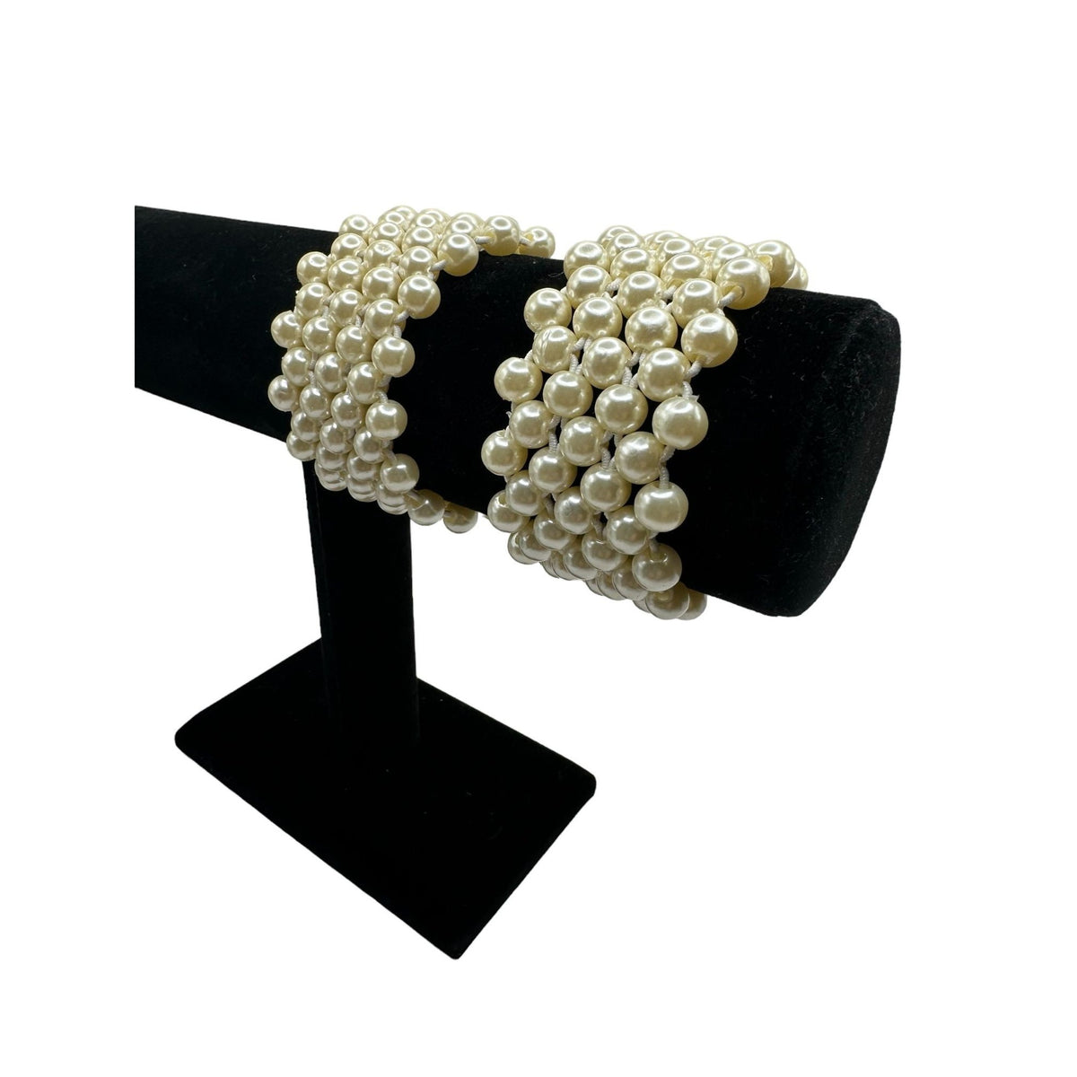 Vintage Duo Pearl Bracelet Multi-Layered - 6in