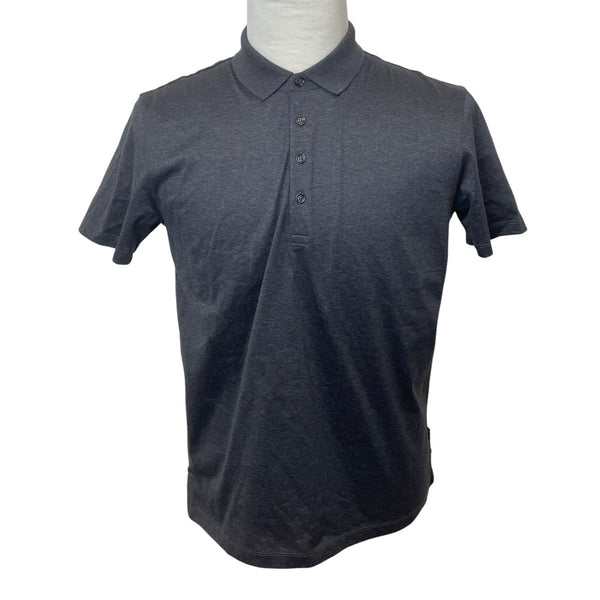 Hugo Boss Men's Gray Regular Fit Mercised Polo Shirt Sz L- NEW