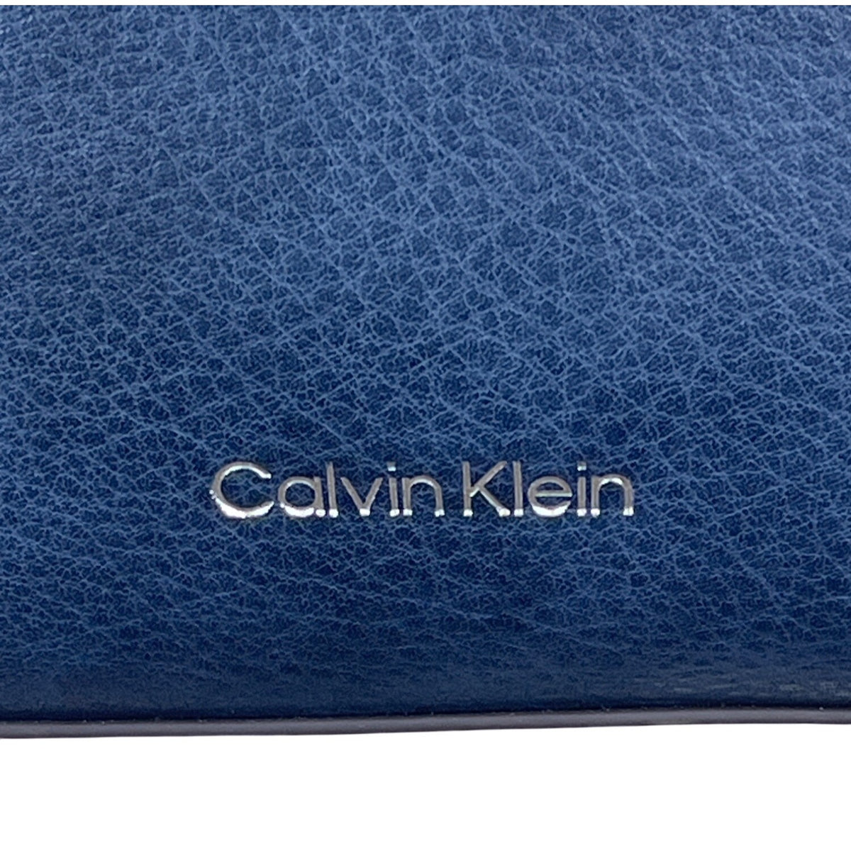 Calvin Klein Navy Blue Vegan Leather Reyna Small Womens Crossbody Bag Sz S - New