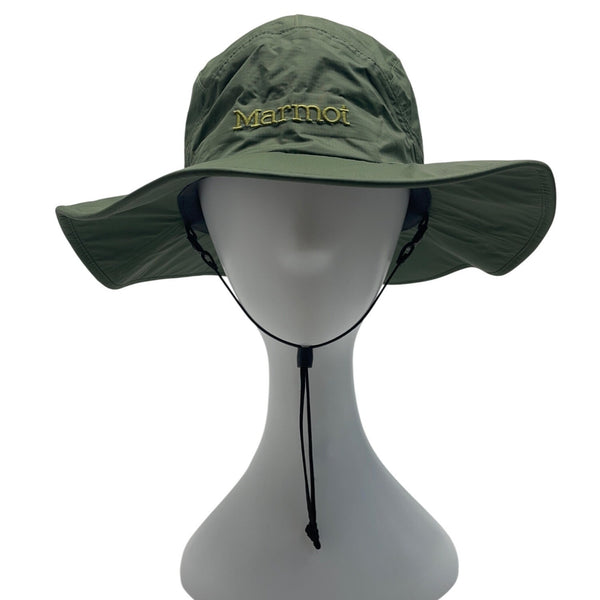 Marmot Green Nylon Sun Hat With Adjustable Chin Strap Size S/M