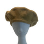 Toucan Collection Unisex Tan Brown Wool French Style Beret - One Size