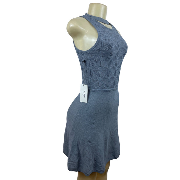 Ali & Jay Women’s Grey Knee Length Dress Sz M - NWT