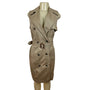 Ralph Lauren Womens Sleeveless Trench Dress With Belt Size 2 - New