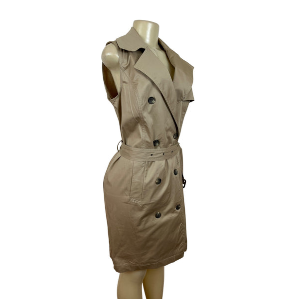 Ralph Lauren Womens Sleeveless Trench Dress With Belt Size 2 - New