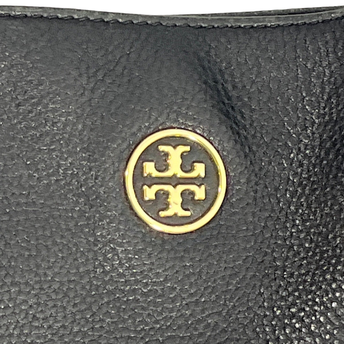 Tory Burch Women's Black Leather Shoulder Tote Satchel Bag Sz L