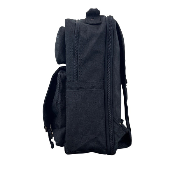 Approach Fashion In My Way Black Canvas Multi-Pockets Expandable Backpack Sz M