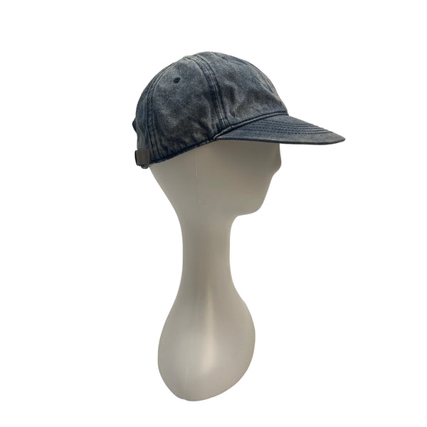 Denim Baseball Cap Adjustable Strap Blue