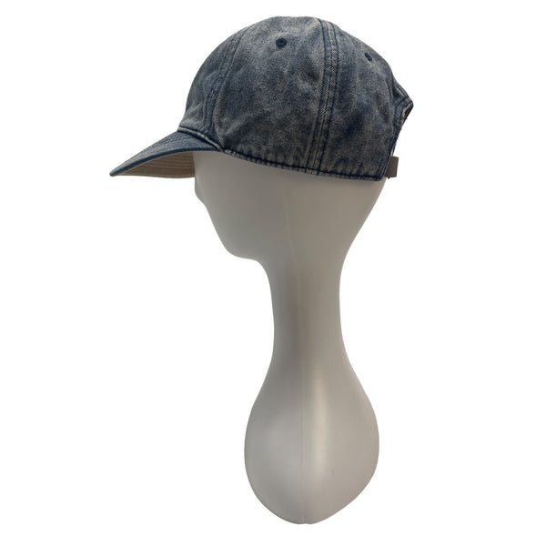 Denim Baseball Cap Adjustable Strap Blue